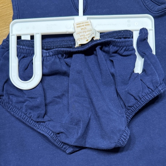 kate spade Navy Crochet Heart Tank Top - Picture 3 of 4